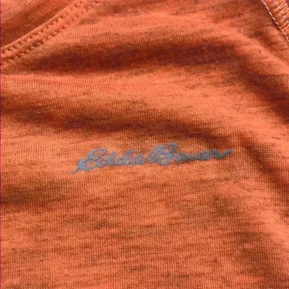 🌼4/$30🌼eddie Bauer | Orange free dry t-shirt - Picture 3 of 9